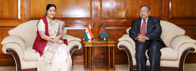 External Affairs Minster meets Foreign Minister Abul Hasan Mahmood Ali of Bangladesh in Dhaka ​ 