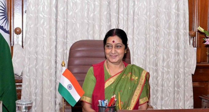 Trying for direct contact with trapped Indians in Iraq: Sushma Swaraj