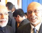 The Prime Minister, Narendra Modi meeting the President of Co-operative Republic of Guyana, Donald Ramotar