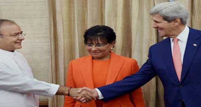 Kerry meets Jaitley ahead of strategic dialogue