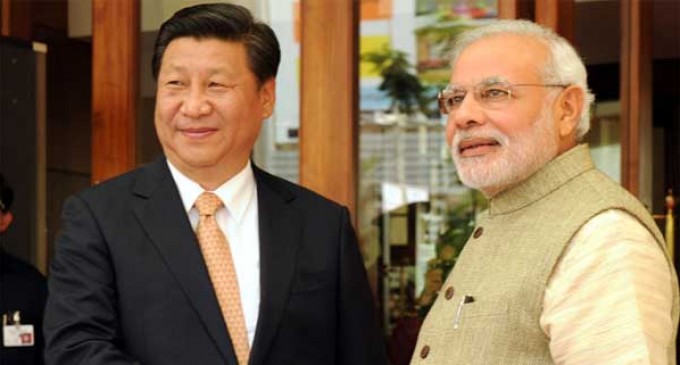 Image result for modi with china president