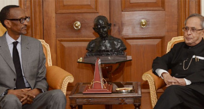 Rwanda keen to enhance ties with India : President Pranab Mukherjee
