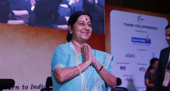 Modi government determined to work with diaspora: Sushma Swaraj