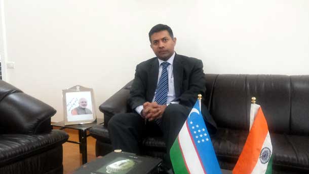 Indian Ambassador to Uzbekistan, Vikram Kumar Doraiswami