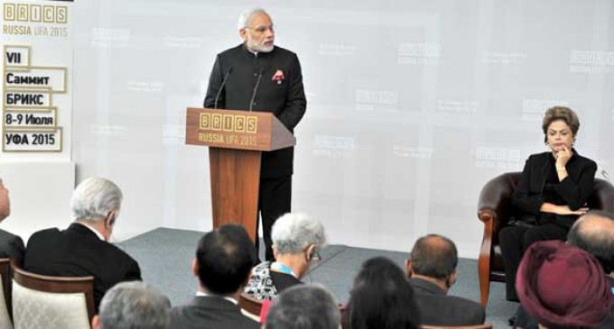 Modi proposes annual BRICS trade fair