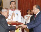 Ambassador-designate of Bolivarian Republic of Venezuela, Mr. Augusto presenting his credential to the President, Pranab Mukherjee