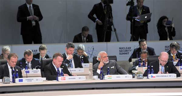 Prime Minister, Narendra Modi at the Opening Plenary of the Nuclear Security Summit 2016, in Washington DC.