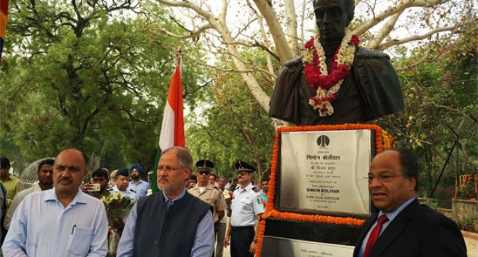 Interview with Ambassador of Venezuela to India, H.E. Mr. Augusto Montiel on the eve of inauguration of Bust of Simon Boliver at Simon Boliver Marg, New Delhi
