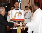 Ambassador-Designate of the Federal Democratic Republic of Ethiopia, Asfaw Dingamo Kame presenting his credentials to the President, Pranab Mukherjee