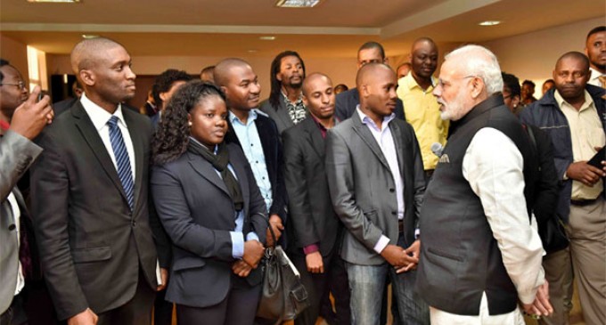 PM Modi visits innovation centre in Mozambique