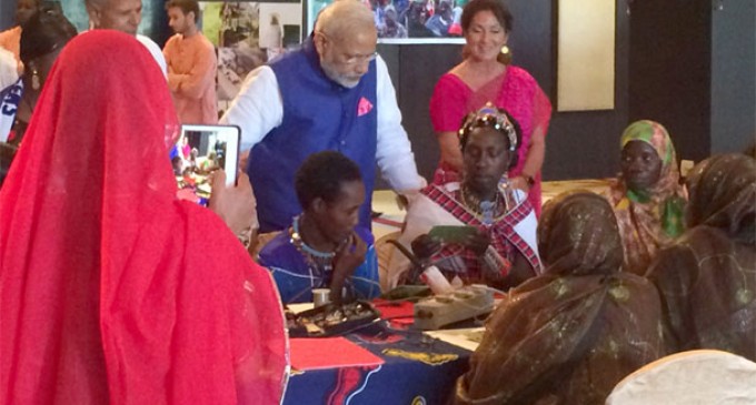 PM Modi interacts with African ‘Solar Mamas’