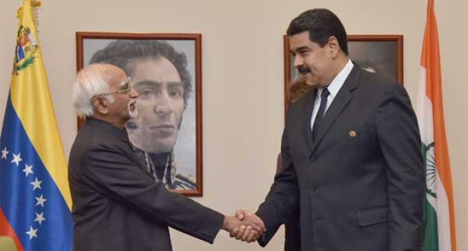 Ansari calls on Venezuelan President