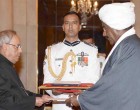 Ambassador-designate of Sudan, Sirajuddin Hamid Yousif presenting his credentials to the President,