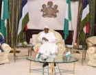 Vice President, M. Hamid Ansari calling on the President of Nigeria, Muhammadu Buhari at the State House