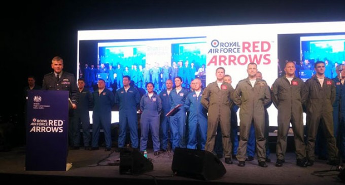 RAF’s acrobatic team Red Arrows to perform at Air Force Day