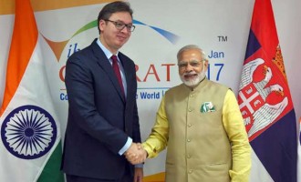 Modi seeks more trade between India and Serbia