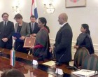 MoS for Commerce & Industry (IC), Nirmala Sitharaman and the Deputy Prime Minister of Croatia, Martina Dalic