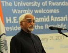 India a strong development partner of Rwanda: Ansari