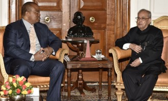 KING OF SWAZILAND CALLS ON THE PRESIDENT