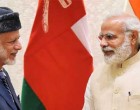 Oman Foreign Minister, Yousuf bin Alawi bin Abdullah calls on the Prime Minister, Narendra Modi,