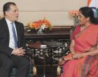 Minister of State for Commerce & Industry,Nirmala Sitharaman,Minister of Energy, Commerce, Industry and Tourism, Cyprus, Yiorgos Lakkotrypis,bilateral meeting
