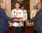 ENVOYS OF FOUR NATIONS PRESENT CREDENTIALS TO PRESIDENT OF INDIA