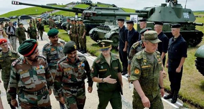 India, Russia to begin annual joint military exercise