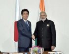 Prime Minister, Narendra Modi meeting the Prime Minister of Japan, Shinzo Abe, in Manila, Philippines