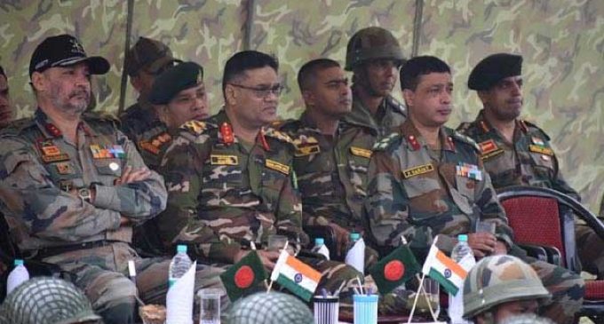 India, Bangladesh joint military exercise concludes