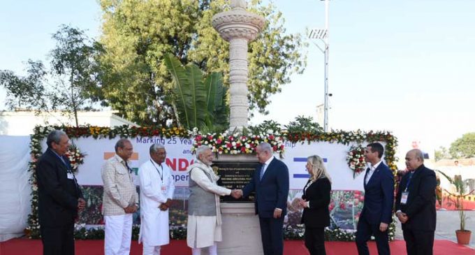 India-Israel ties get fillip with Modi, Netanyahu’s Gujarat visit