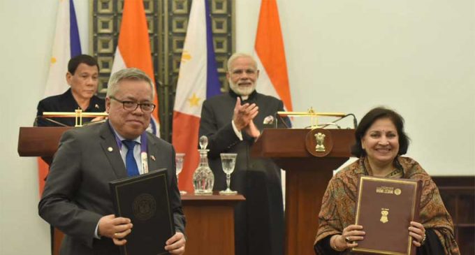 India, Philippines sign investment facilitation agreement