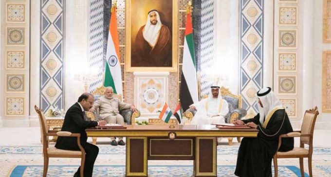 India, UAE sign five MoUs as Modi makes second visit