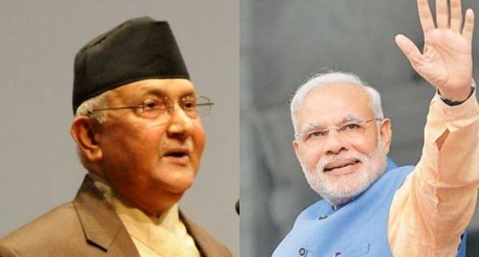 Modi congratulates Nepal’s Oli, invites him to India