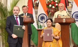 India, Jordan renew support for Palestine, sign 12 agreements