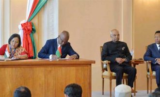 India, Madagascar shake hands by signing MoU in various field