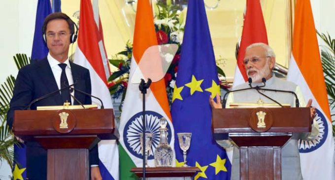 India, Netherlands agree to boost trade, cooperate across multiple sectors