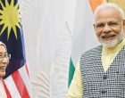 Prime Minister, Narendra Modi meeting the Deputy Prime Minister of Malaysia, Dr. Wan Azizah Wan Ismail