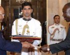 ENVOYS OF SIX NATIONS PRESENT CREDENTIALS TO PRESIDENT OF INDIA