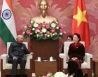 Ram Nath Kovind, the President of India, Meeting with Nguyen Thi Kim Ngan, Chairperson of the National Assembly of Vietnam