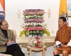 Minister for Finance and CA, Arun Jaitley calling on the Prime Minister of Bhutan, Dr. Lotay Tshering,