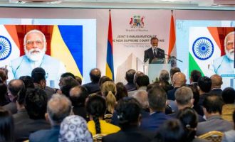 Prime Minister, Narendra Modi & His Mauritian Counterpart Jointly e-Inaugurated New Supreme Court Building in Port-Louis Built by NBCC