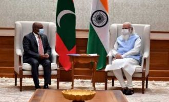 UNGA President-elect Abdulla Shahid meets Modi
