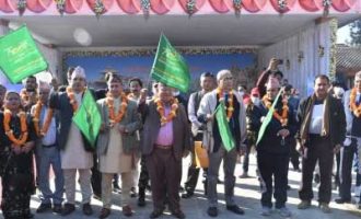 Pashupatinath to Kashi Vishwanath motorcycle rally flagged off in Kathmandu