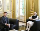 Modi meets Macron, discusses situation in Ukraine & Afghanistan