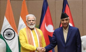 Modi-Deuba hold bilateral talks in Lumbini