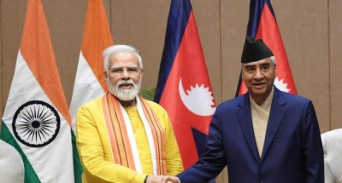 Modi-Deuba hold bilateral talks in Lumbini