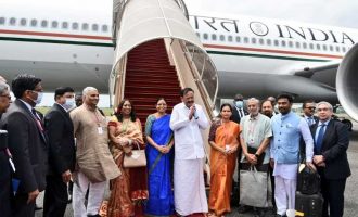 Vice President interacts with Indian community in Gabon on his three-nation tour