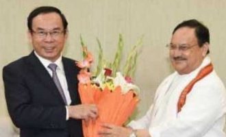 Nadda interacts with senior leader of Vietnam’s Communist Party
