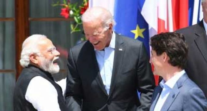 Biden’s historic stepping out to greet Modi in G7 summit calculated step, goes viral