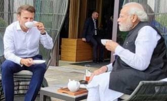 PM Modi, French President Macron’s ‘chai pe charcha’ at G7 sidelines